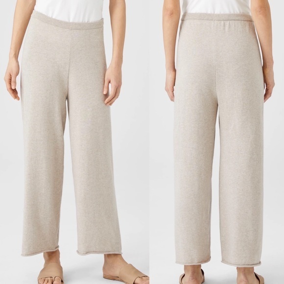 NWOT Eileen Fisher Peruvian organic cotton pants size XLarge - Picture 1 of 9